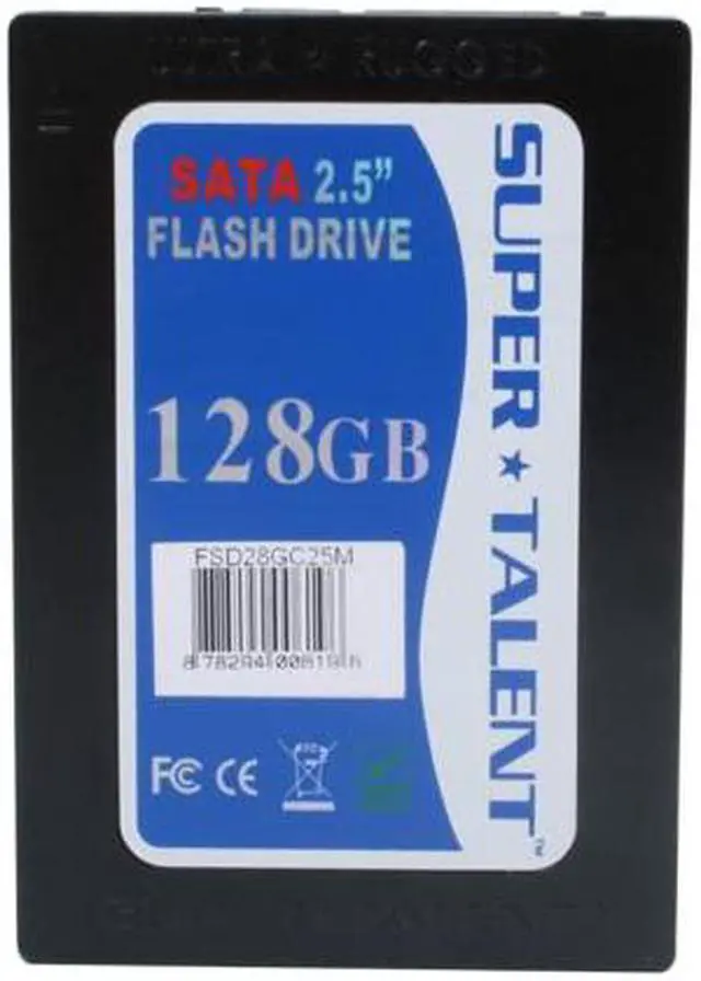 Alt view image 6 of 7 - SUPER TALENT 2.5" 128GB SATA Internal Solid State Drive (SSD) FSD28GC25M