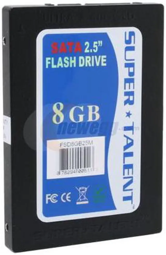 Main image of SUPER TALENT FSD8GB25M 2.5" SATA Industrial Solid State Disk