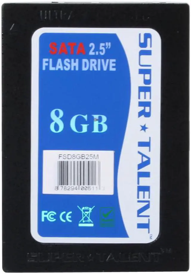 Alt view image 2 of 4 - SUPER TALENT FSD8GB25M 2.5" SATA Industrial Solid State Disk