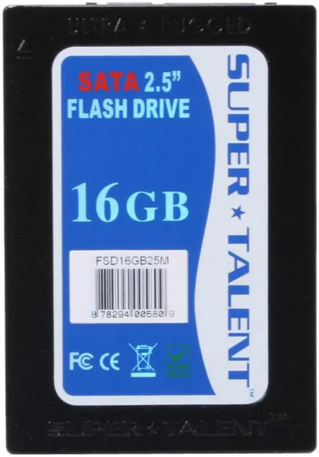 Alt view image 2 of 4 - SUPER TALENT FSD16GB25M 2.5" SATA Industrial Solid State Disk
