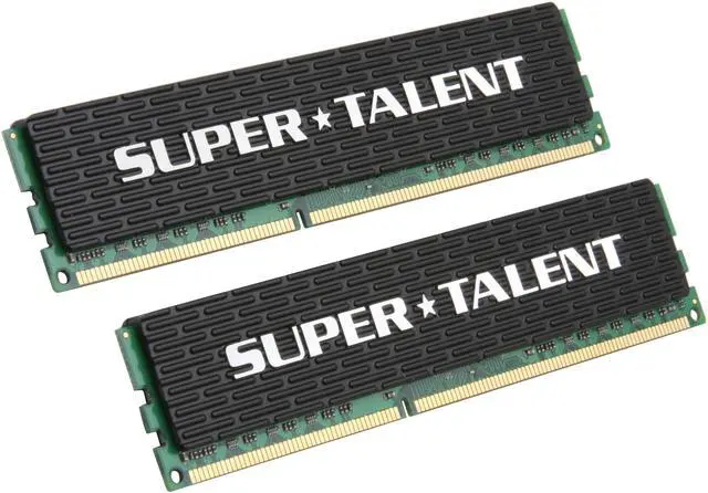 Main image of SUPER TALENT 4GB (2 x 2GB) DDR3 1600 (PC3 12800) Dual Channel Kit Desktop Memory Model W1600UX4G7