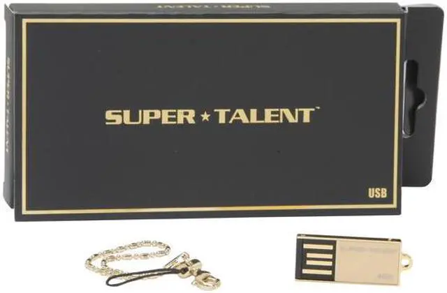 Alt view image 4 of 4 - SUPER TALENT PICO_C 4GB Flash Drive (USB2.0 Portable) with Gold Plated STU4GPCG