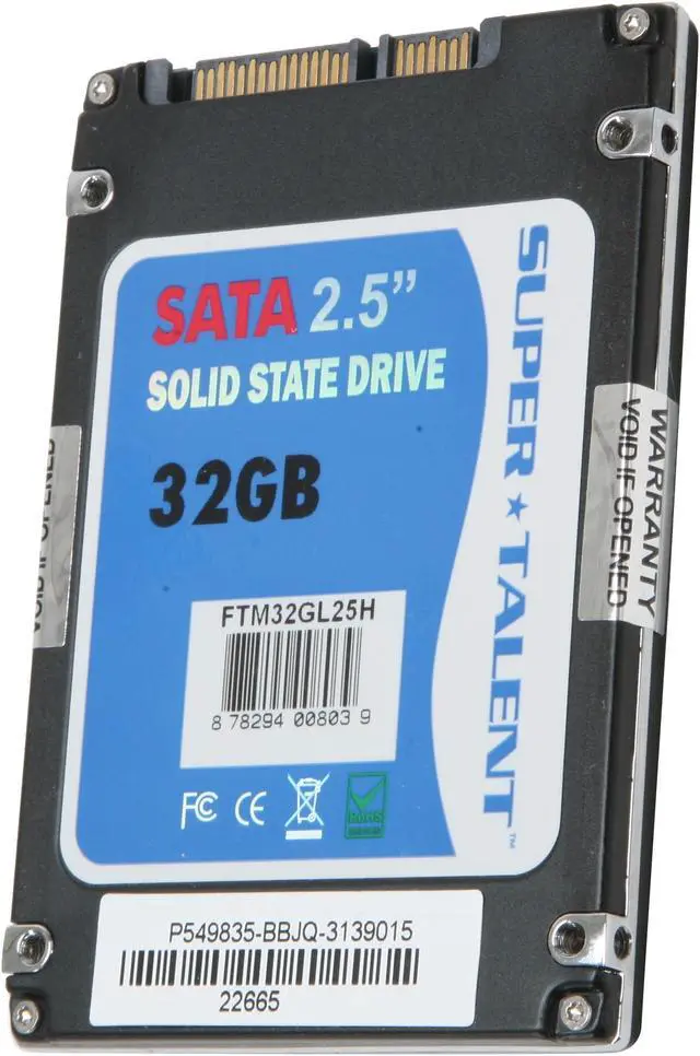 Alt view image 4 of 6 - SUPER TALENT MasterDrive OX 2.5" 32GB SATA II MLC Internal Solid State Drive (SSD) FTM32GL25H