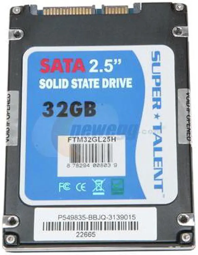 Alt view image 5 of 6 - SUPER TALENT MasterDrive OX 2.5" 32GB SATA II MLC Internal Solid State Drive (SSD) FTM32GL25H