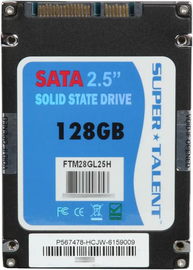 Alt view image 4 of 5 - SUPER TALENT MasterDrive OX 2.5" 128GB SATA II MLC Internal Solid State Drive (SSD) FTM28GL25H
