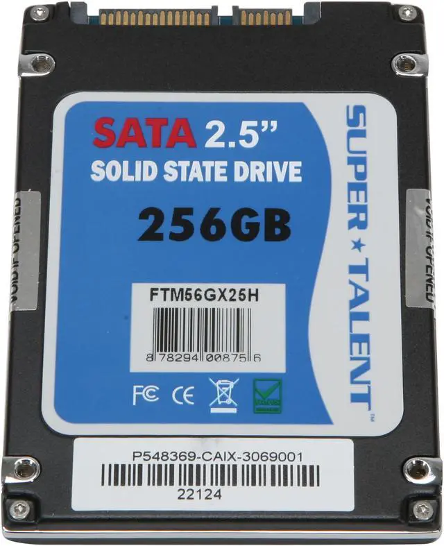 Alt view image 4 of 6 - SUPER TALENT UltraDrive ME 2.5" 256GB SATA II MLC Internal Solid State Drive (SSD) FTM56GX25H