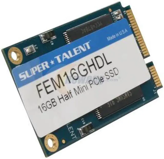 Main image of SUPER TALENT FEM16GHDL Mini PCIe (PATA) MLC Industrial Solid State Disk