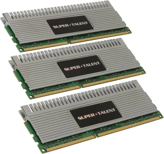 Main image of SUPER TALENT Chrome Series 6GB (3 x 2GB) DDR3 1600 (PC3 12800) Desktop Memory Model WB160UX6G8