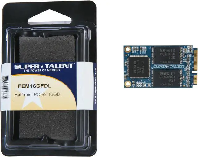 Alt view image 4 of 4 - SUPER TALENT FEM16GFDL Mini PCIe (PATA) MLC Industrial Solid State Disk
