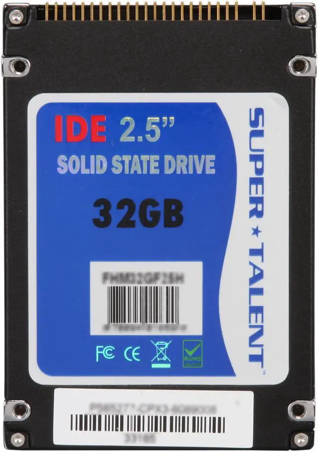 Alt view image 4 of 5 - SUPER TALENT MasterDrive EX2 2.5" 32GB PATA MLC Internal Solid State Drive (SSD) FHM32GF25H