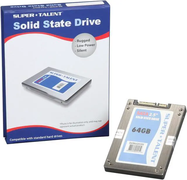 Alt view image 4 of 4 - SUPER TALENT MasterDrive SX 2.5" 64GB SATA II MLC Internal Solid State Drive (SSD) SAM64GM25S