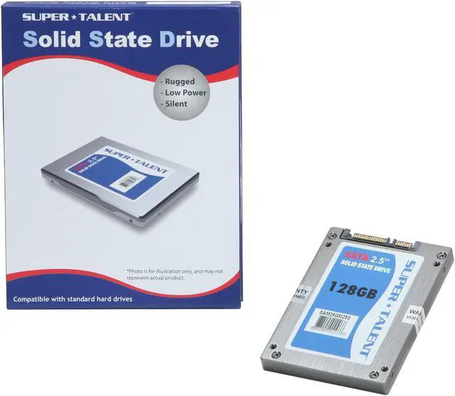 Alt view image 4 of 4 - SUPER TALENT MasterDrive SX 2.5" 128GB SATA II MLC Internal Solid State Drive (SSD) SAM28GM25S
