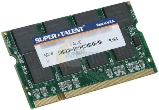 Main image of SUPER TALENT 1GB 200-Pin DDR SO-DIMM DDR 333 (PC 2700) Laptop Memory Model D333SB1G/V