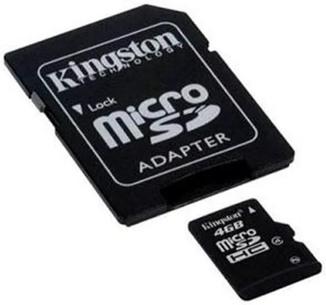 Main image of Kingston 4GB microSDHC Card - (Class 4)