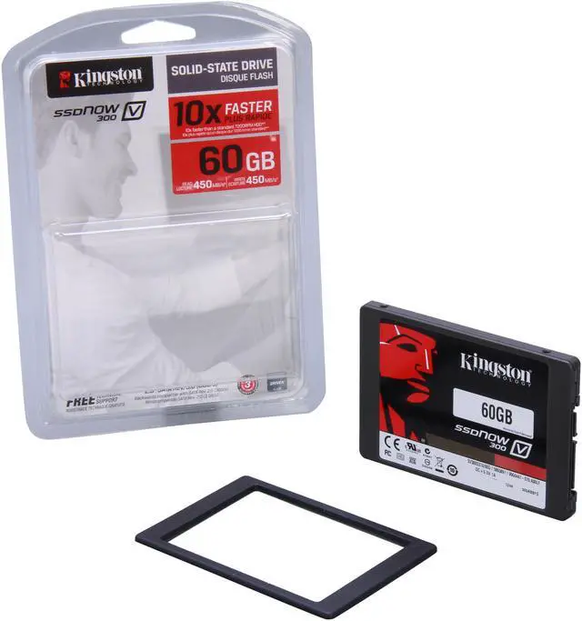 Alt view image 5 of 6 - Kingston SSDNow V300 Series 2.5" 60GB SATA III MLC Internal Solid State Drive (SSD) SV300S37A/60G