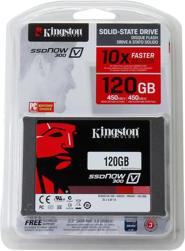 Alt view image 6 of 5 - Kingston SSDNow V300 Series 2.5" 120GB SATA III Internal Solid State Drive (SSD) SV300S37A/120G