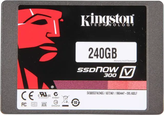 Alt view image 2 of 5 - Kingston  SSDNow V300 Series  SV300S3N7A/240G  2.5"  240GB  SATA III  Internal Solid State Drive (SSD) Notebook Bundle Kit