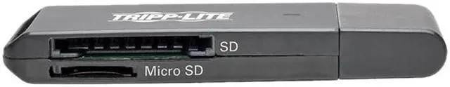 Alt view image 3 of 5 - Tripp Lite USB 3.0 SuperSpeed SD/Micro SD Adapter, Memory Card Media Reader 5 Gbps (U352-000-SD)