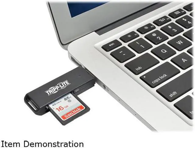 Alt view image 5 of 5 - Tripp Lite USB 3.0 SuperSpeed SD/Micro SD Adapter, Memory Card Media Reader 5 Gbps (U352-000-SD)