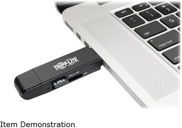 Alt view image 6 of 6 - Tripp Lite USB-C Memory Card Reader, 2-in-1 USB-A/USB-C, USB 3.1 Gen 1 (U452-000-SD-A)