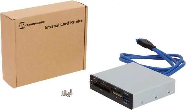 Alt view image 5 of 5 - Tek Republic TUC-3000 3.5" USB 3.0 CF/SDHC/SDXC/microSD/MicroSDXC/miniSD/miniSDHC/MMC/MS/XD All-In-One Internal Card