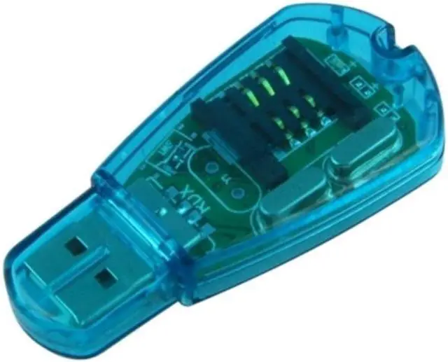 Main image of INSTEN 1042708 1 card USB 1.1 Cell Phone SIM Card Reader For Backup SMS to PC