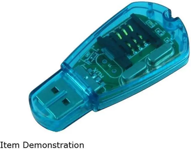 Alt view image 2 of 4 - INSTEN 1042733 1 card USB 1.1 SIM Card Reader