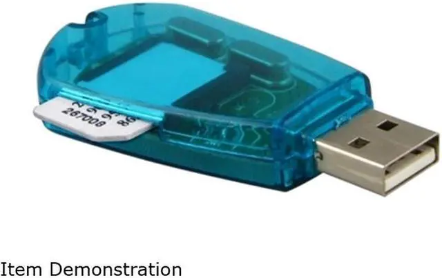 Alt view image 3 of 4 - INSTEN 1042733 1 card USB 1.1 SIM Card Reader