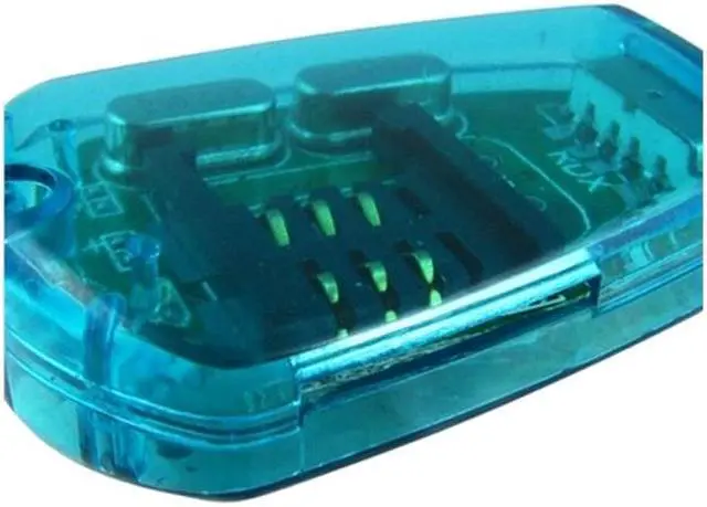 Alt view image 4 of 4 - INSTEN 1042733 1 card USB 1.1 SIM Card Reader