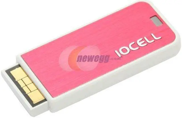 Alt view image 3 of 4 - IOCELL Networks NetDISK 4GB USB 2.0 Flash Drive (White & Red) S5 (FS54WR)