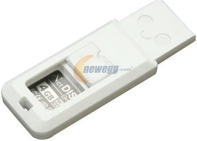 Alt view image 4 of 4 - IOCELL Networks NetDISK 4GB USB 2.0 Flash Drive (White & Red) S5 (FS54WR)