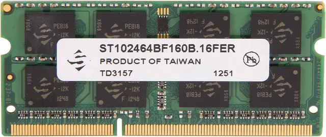 Alt view image 2 of 3 - SPECTEK by Micron Technology 8GB 204-Pin DDR3 SO-DIMM DDR3 1600 (PC3 12800) Laptop Memory Model ST8G3N160B