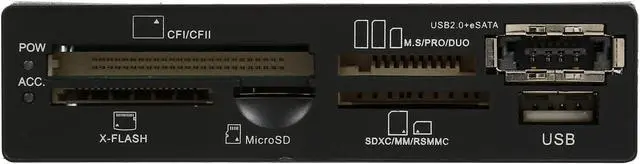 Alt view image 2 of 6 - Nippon Labs USB 2.0 Internal Memory Card Reader 3.5" All In One  ICR-BB