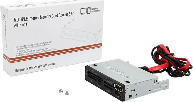 Alt view image 6 of 6 - Nippon Labs USB 2.0 Internal Memory Card Reader 3.5" All In One  ICR-BB