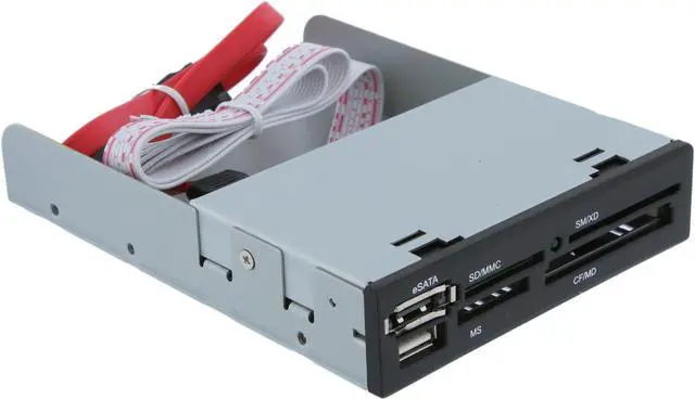 Alt view image 7 of 10 - Nippon Labs Internal Card Reader 3.5" Internal All In One Card Reader/Writer with USB2.0 & ESATA