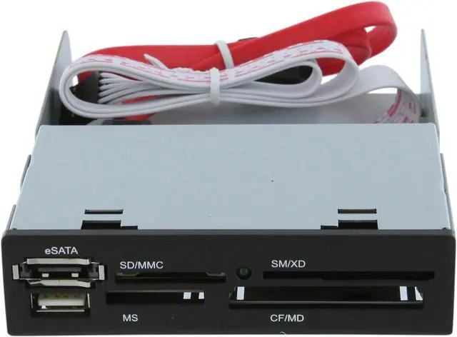 Alt view image 8 of 10 - Nippon Labs Internal Card Reader 3.5" Internal All In One Card Reader/Writer with USB2.0 & ESATA
