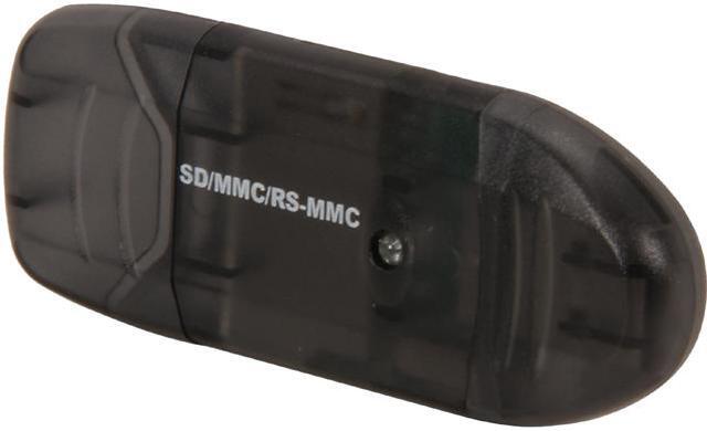 Main image of Nippon Labs VCR-339-BK-2P Black USB 2.0 Supports SDHC/ SD/ MMC II/ RS MMC/ Ultra II SD/ Extreme SD/ Extreme III SD/ *Mini SD/ *MMC Micro/ *Micro SD Memory Card Reader - 2 Packs