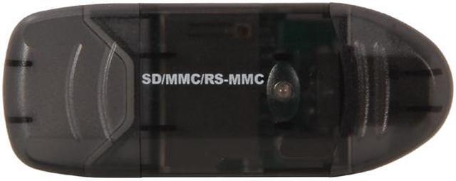 Alt view image 2 of 4 - Nippon Labs VCR-339-BK-2P Black USB 2.0 Supports SDHC/ SD/ MMC II/ RS MMC/ Ultra II SD/ Extreme SD/ Extreme III SD/ *Mini SD/ *MMC Micro/ *Micro SD Memory Card Reader - 2 Packs