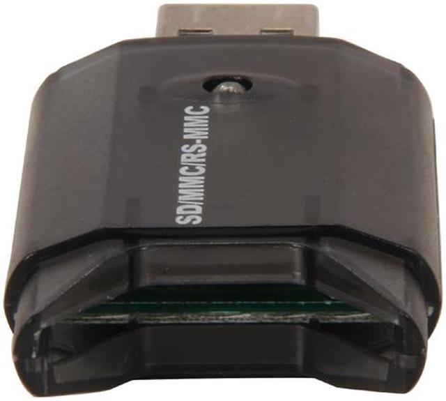 Alt view image 4 of 4 - Nippon Labs VCR-339-BK-2P Black USB 2.0 Supports SDHC/ SD/ MMC II/ RS MMC/ Ultra II SD/ Extreme SD/ Extreme III SD/ *Mini SD/ *MMC Micro/ *Micro SD Memory Card Reader - 2 Packs