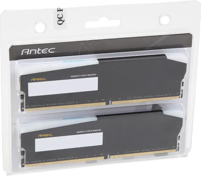 Alt view image 3 of 3 - Antec Memory 5 Series 16GB (2 x 8GB) DDR4 2400 (PC4 19200) Desktop Memory Model AM4U24168G11-5DDW