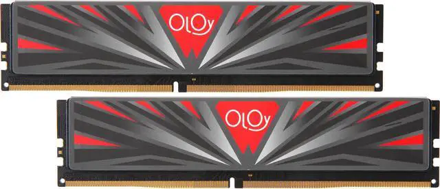 Main image of OLOy 32GB (2 x 16GB) DDR4 2666 (PC4 21300) Desktop Memory Model MD4U162619BBDA