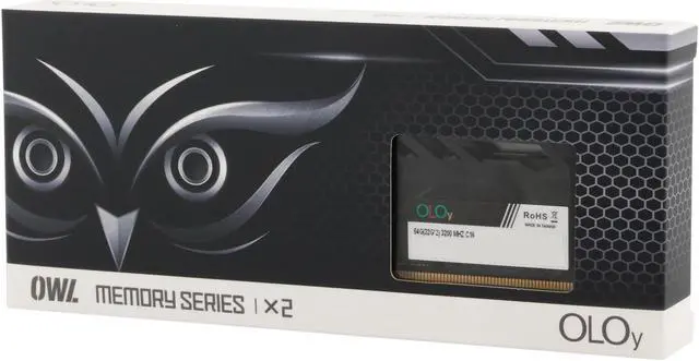Alt view image 4 of 4 - OLOy OWL 64GB (2 x 32GB) 288-Pin PC RAM DDR4 3200 (PC4 25600) Desktop Memory Model MD4U323216DJDA
