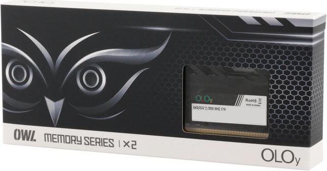 Alt view image 4 of 4 - OLOy OWL 64GB (2 x 32GB) DDR4 3000 (PC4 24000) Desktop Memory Model MD4U323016DJDA