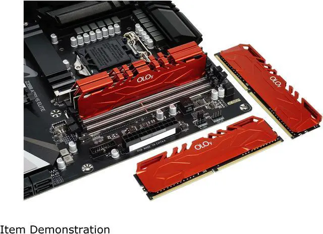 Alt view image 2 of 4 - OLOy 16GB (2 x 8GB) DDR4 2666 (PC4 21300) Desktop Memory Model MD4U082616BHDA
