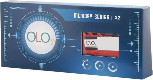 Alt view image 4 of 4 - OLOy 16GB (2 x 8GB) DDR4 2666 (PC4 21300) Desktop Memory Model MD4U082616BHDA