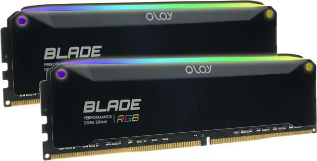 Main image of OLOy Blade RGB 32GB (2 x 16GB) DDR4 4000 (PC4 32000) Desktop Memory Model ND4U1640180BRPDE