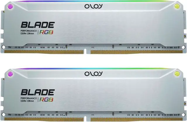 Main image of OLOy Blade RGB 32GB (2 x 16GB) DDR4 3600 (PC4 28800) Desktop Memory Model ND4U1636144BRADE