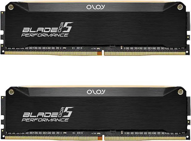 Main image of OLOy Blade 16GB (2 x 8GB) DDR5 4800 (PC5 38400) Desktop Memory Model ND5U0848400BRLDE