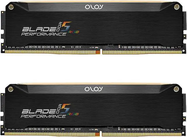 Alt view image 2 of 5 - OLOy Blade RGB (OLOY) 64GB (2 x 32GB) 288-Pin PC RAM DDR5 5600 (PC5 44800) Desktop memory Model ND5U3256360BRKDE