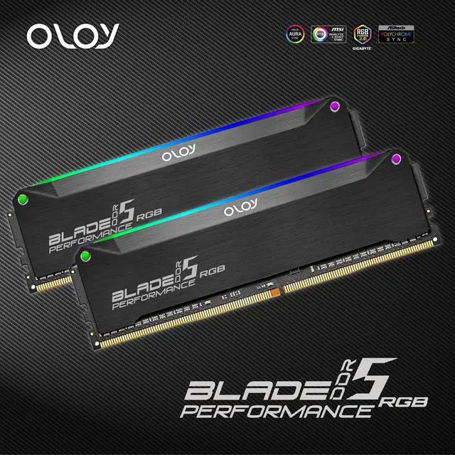 Alt view image 6 of 6 - OLOy Blade RGB (OLOY) 32GB (2 x 16GB) 288-Pin PC RAM DDR5 6400 (PC5 51200) Desktop Memory Model ND5U1664320IRKDE